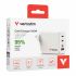 Verbatim USB Charger 100W 3C+1A GaN 95% PCR - White
